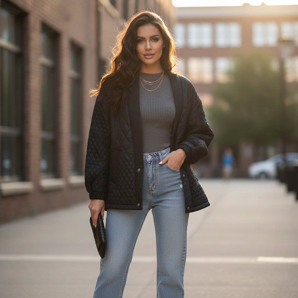 LTYP Diamond Quilted Jacket